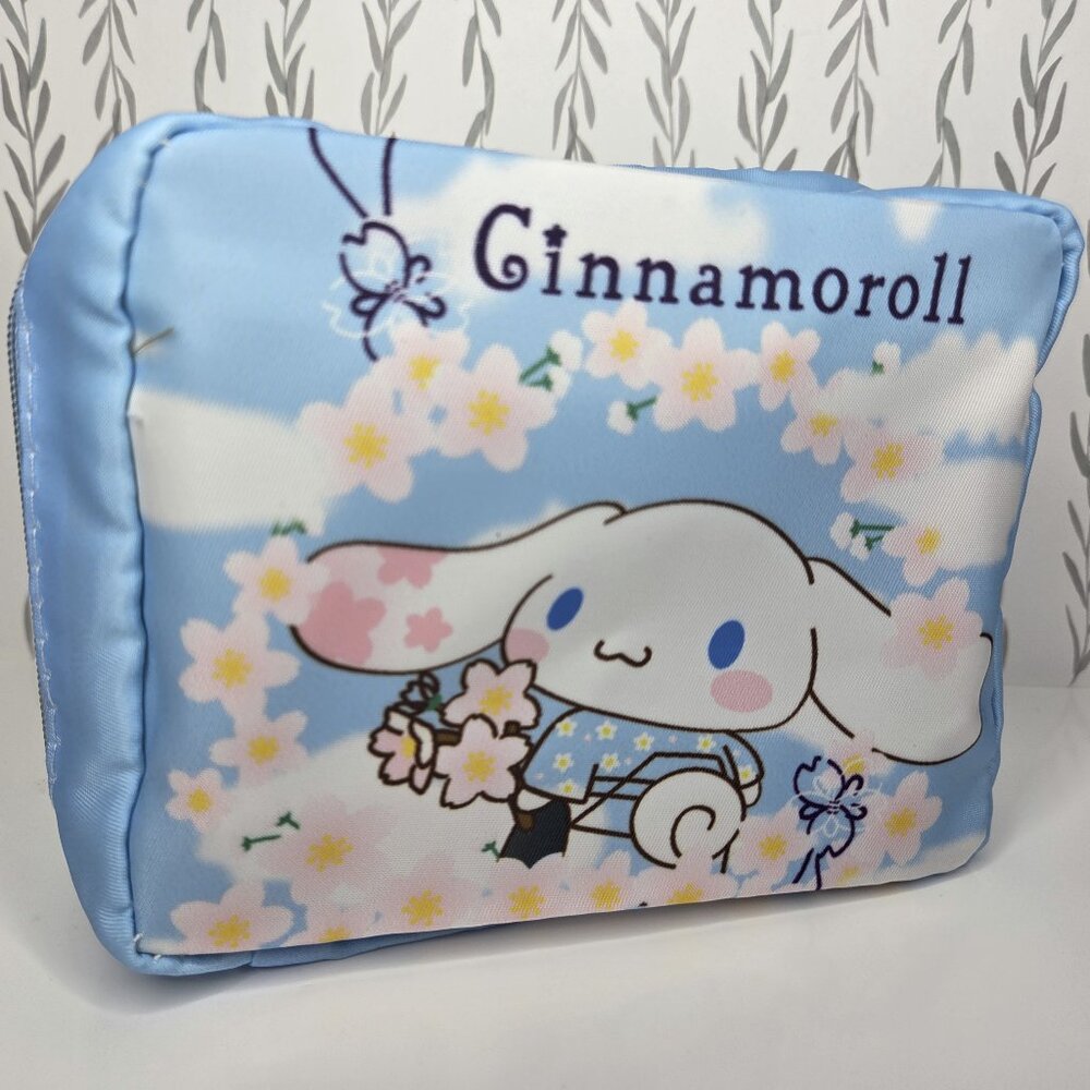 Cinnamoroll Sanrio Sakura Mini Cosmetic Bag Pouch NEW